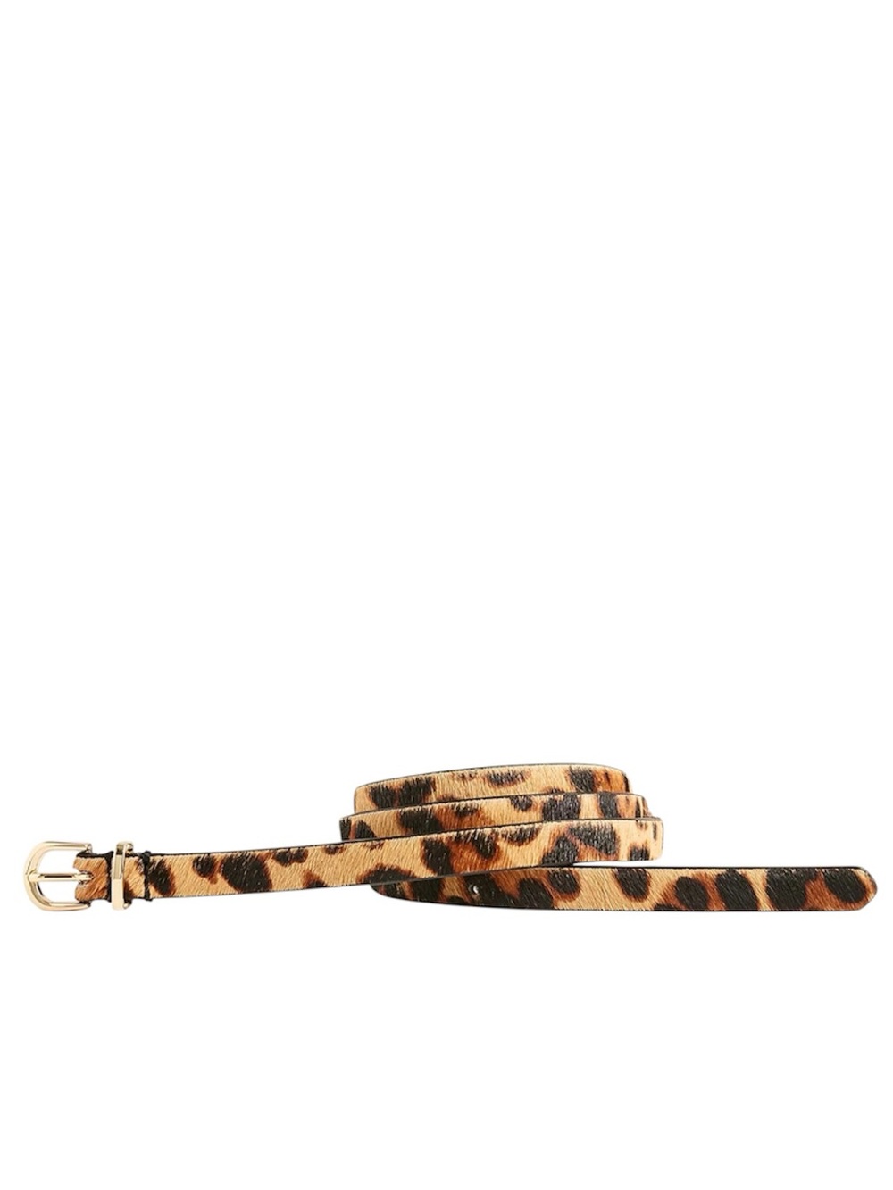 ❗️NWT❗️J. CREW SKINNY LEOPARD CALF HAIR  BELT | GENUINE LEATHER |  SIZE M/L